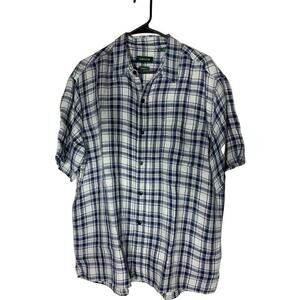Orvis Shirt Size Large Linen blend Mens